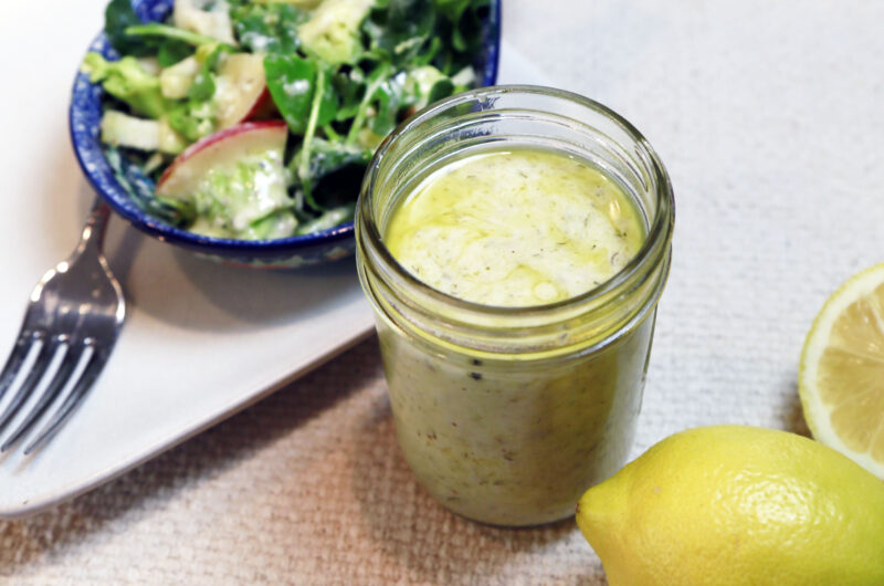 Creamy Lemon Salad Dressing