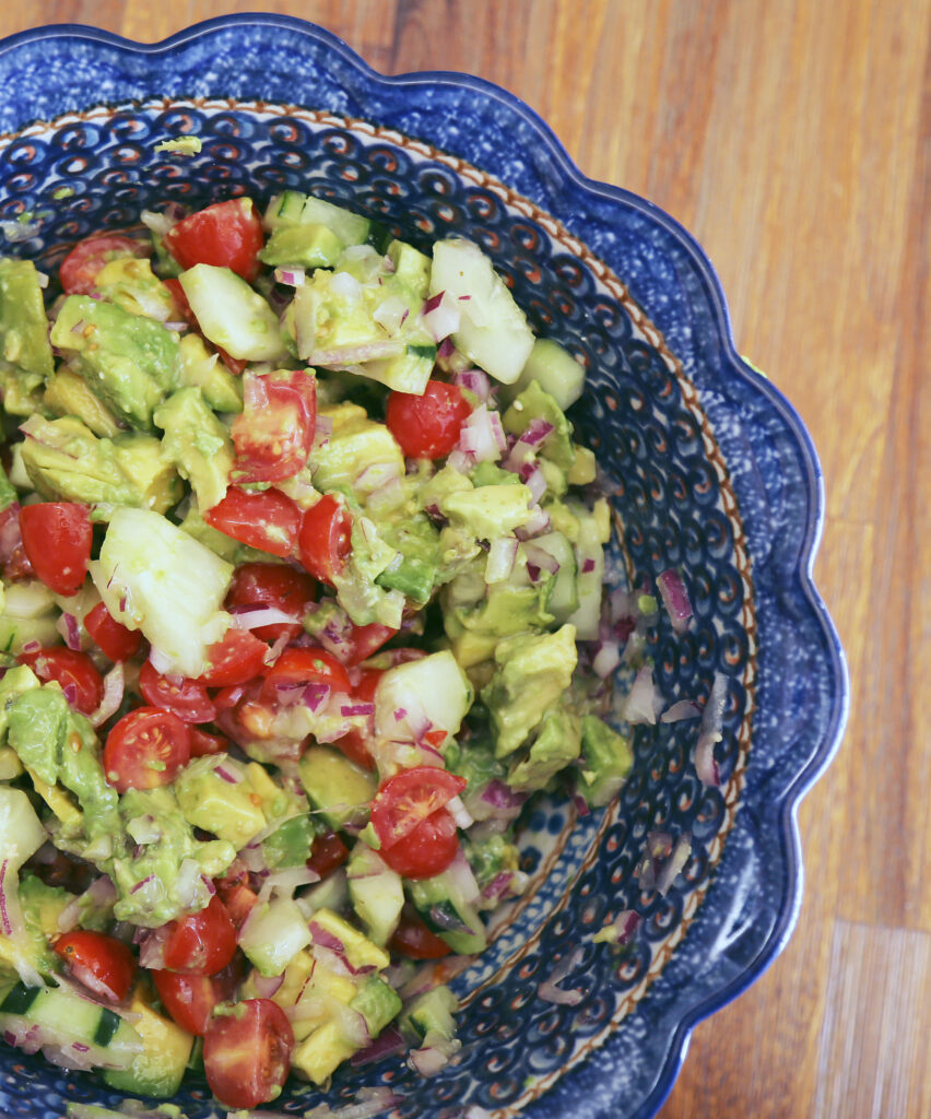 Avocado Cucumber Salad